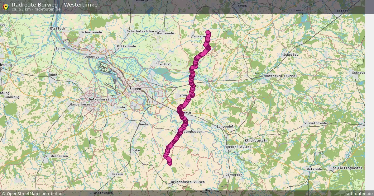 Radtour Burweg – Westertimke