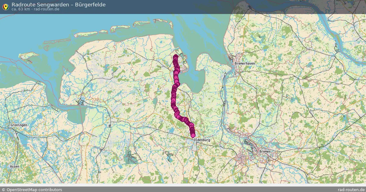 Radtour Sengwarden – Bürgerfelde