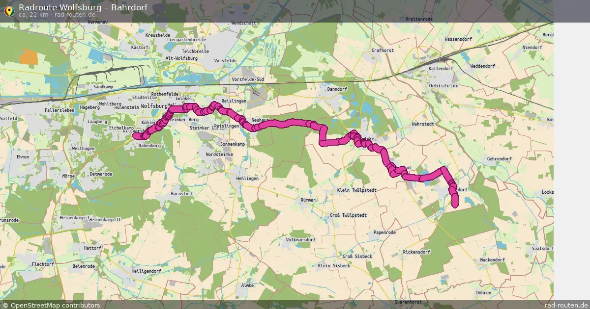 Radtour Wolfsburg – Bahrdorf