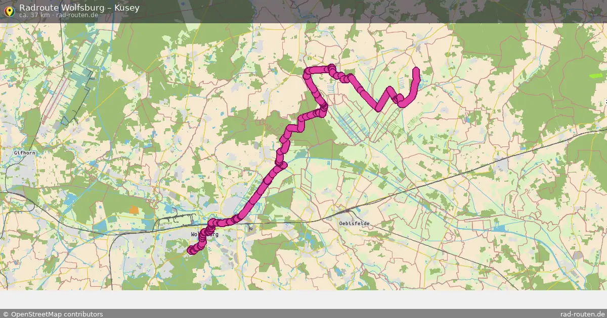 Radtour Wolfsburg – Kusey