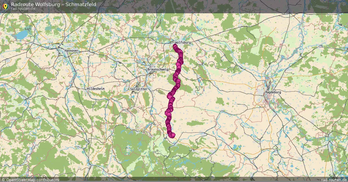 Radtour Wolfsburg – Schmatzfeld