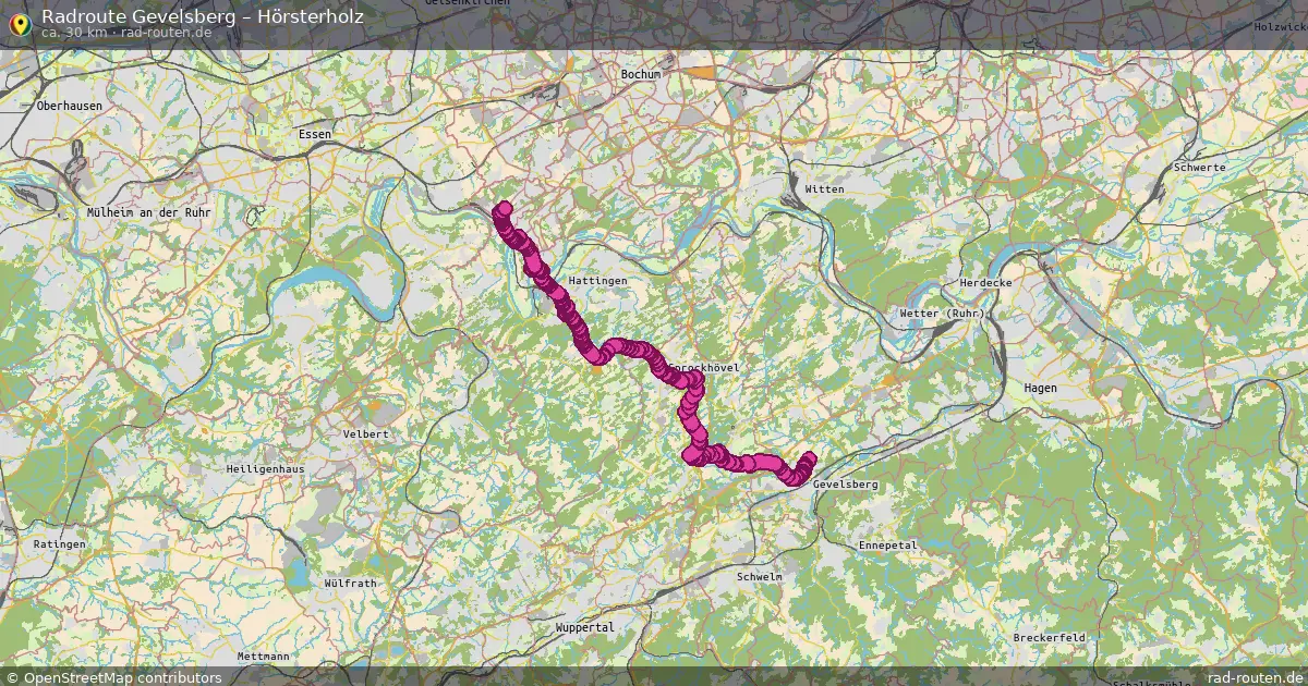 Radtour Gevelsberg – Hörsterholz