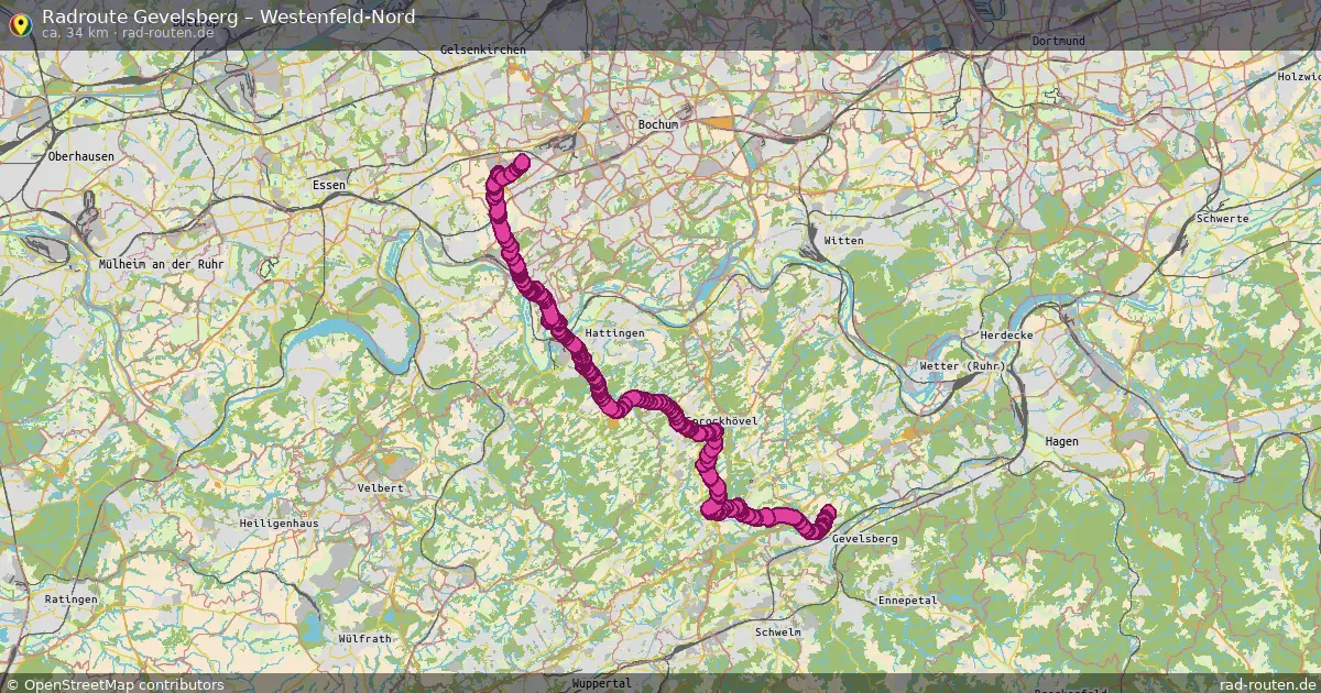 Radtour Gevelsberg – Westenfeld-Nord