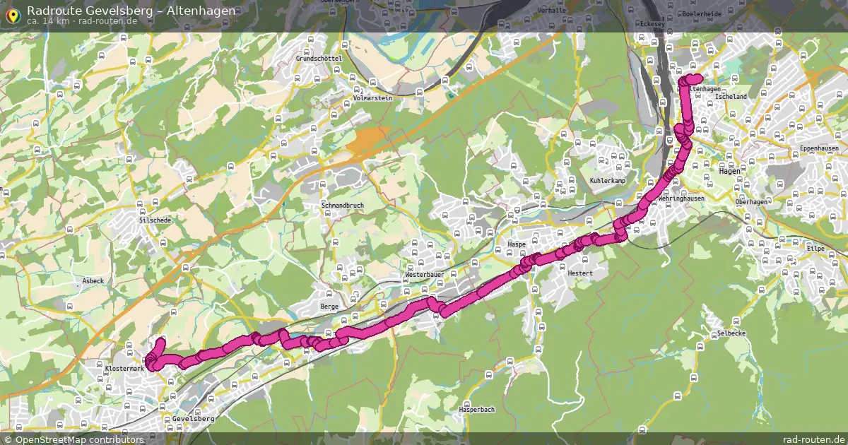 Radtour Gevelsberg – Altenhagen