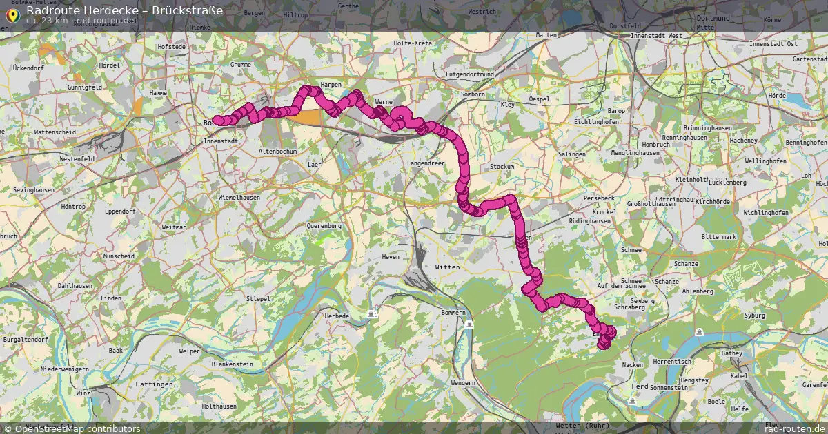 Radtour Herdecke – Brückstraße