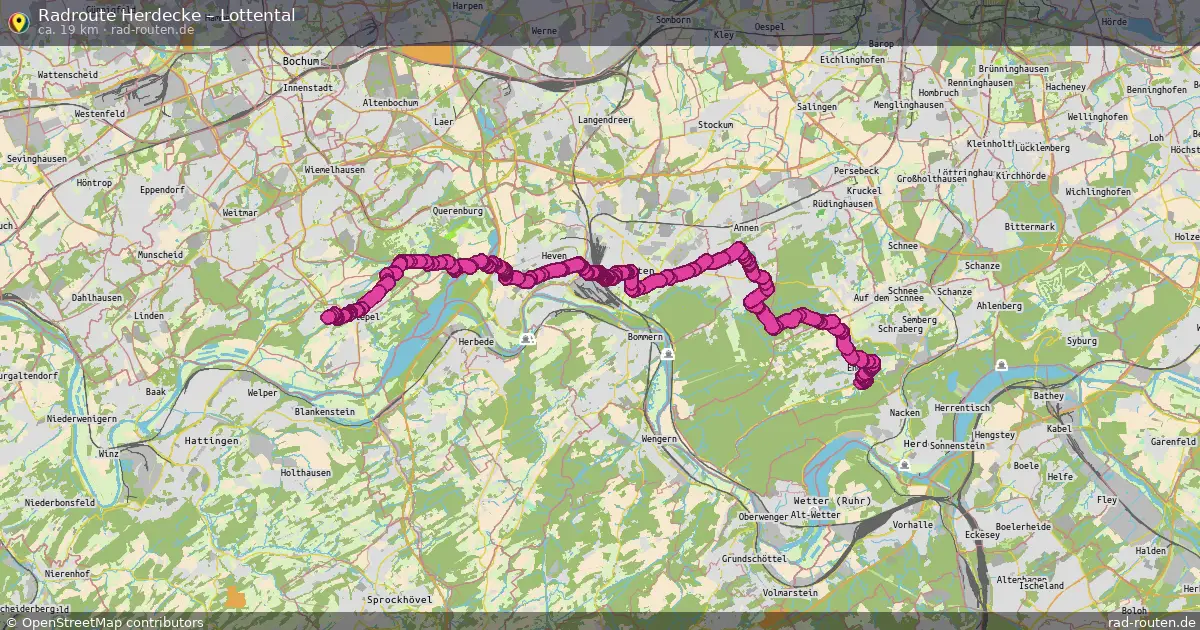 Radtour Herdecke – Lottental