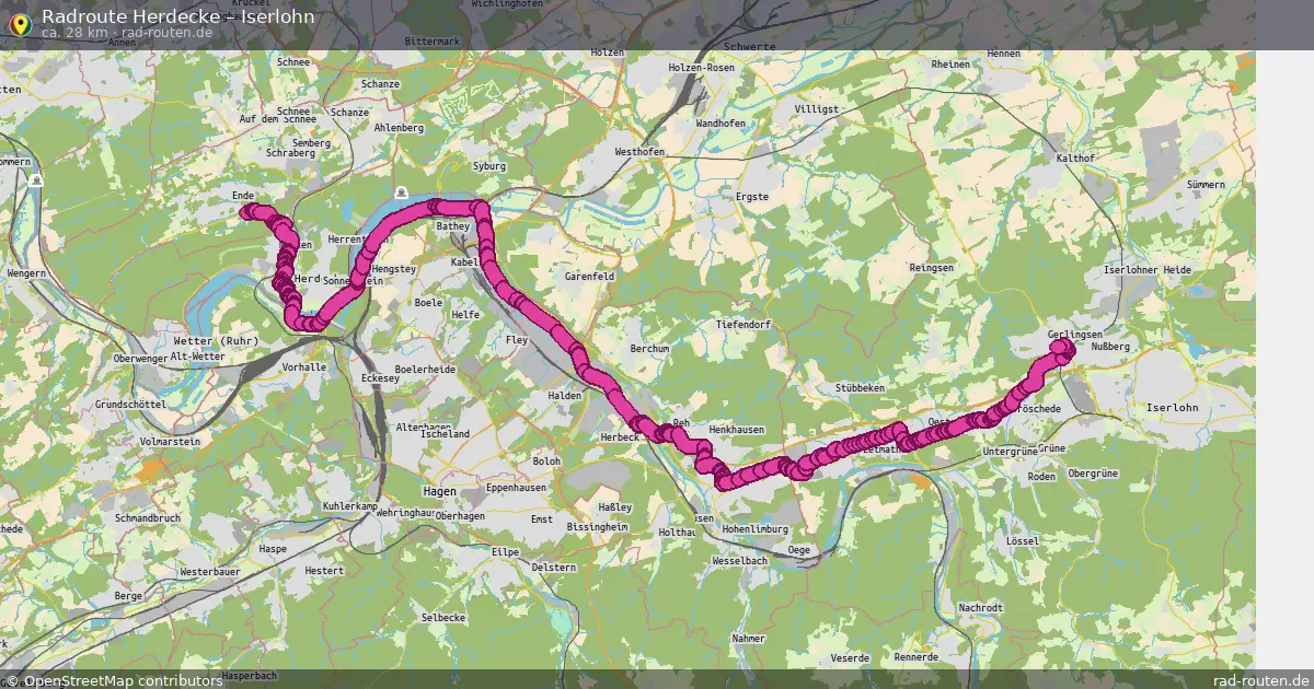 Radtour Herdecke – Iserlohn
