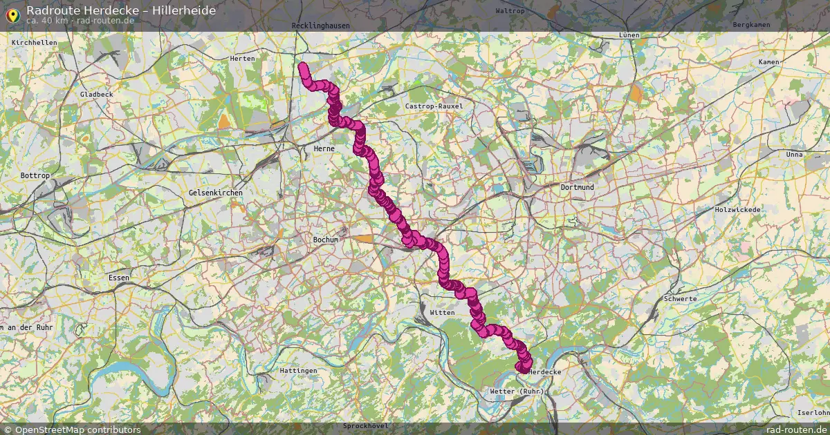 Radtour Herdecke – Hillerheide