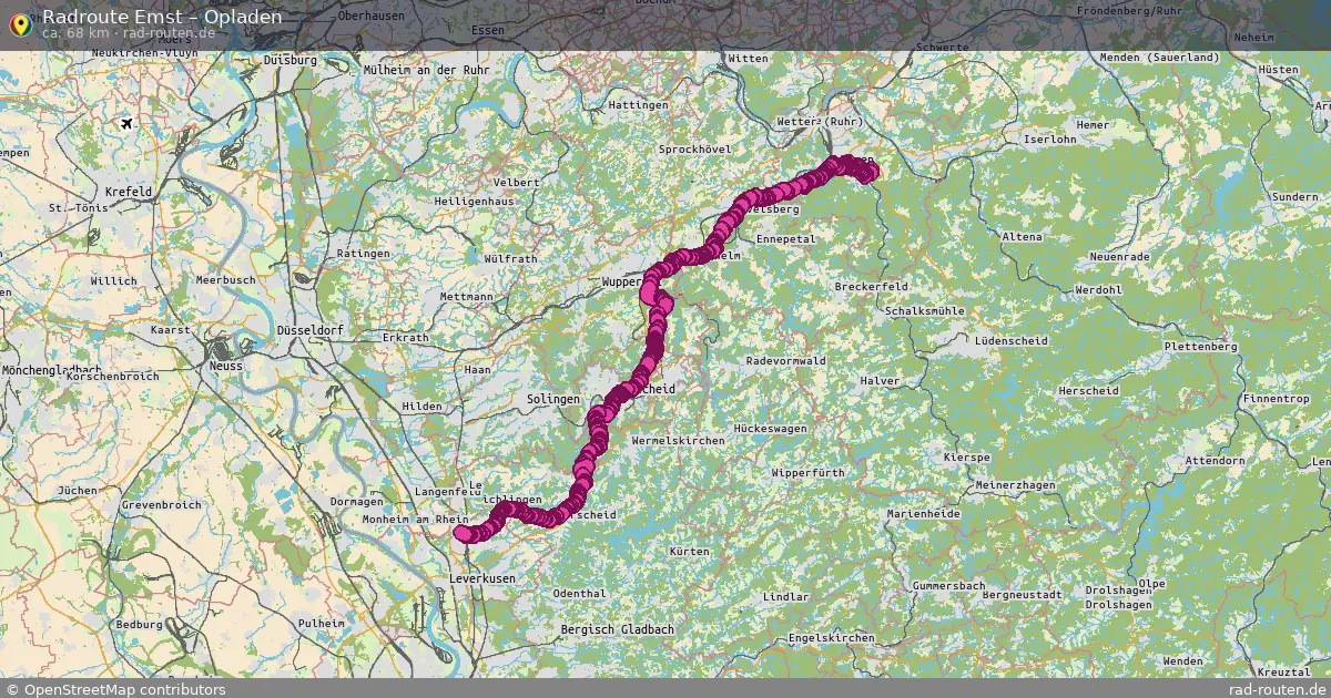 Radtour Emst – Opladen