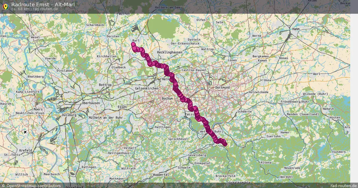 Radtour Emst – Alt-Marl