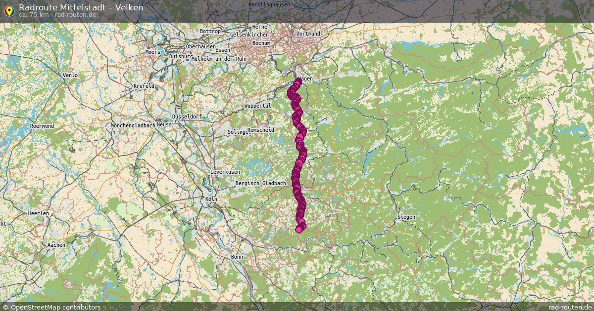 Radtour Mittelstadt – Velken