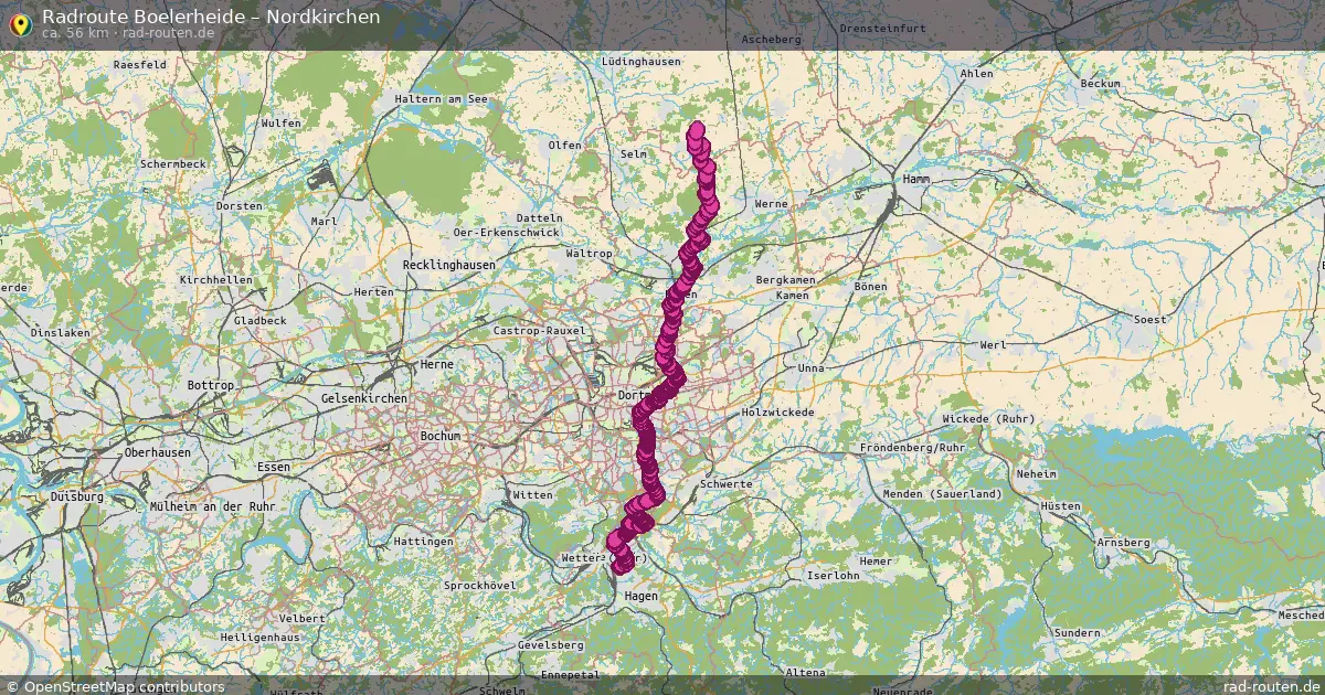 Radtour Boelerheide – Nordkirchen