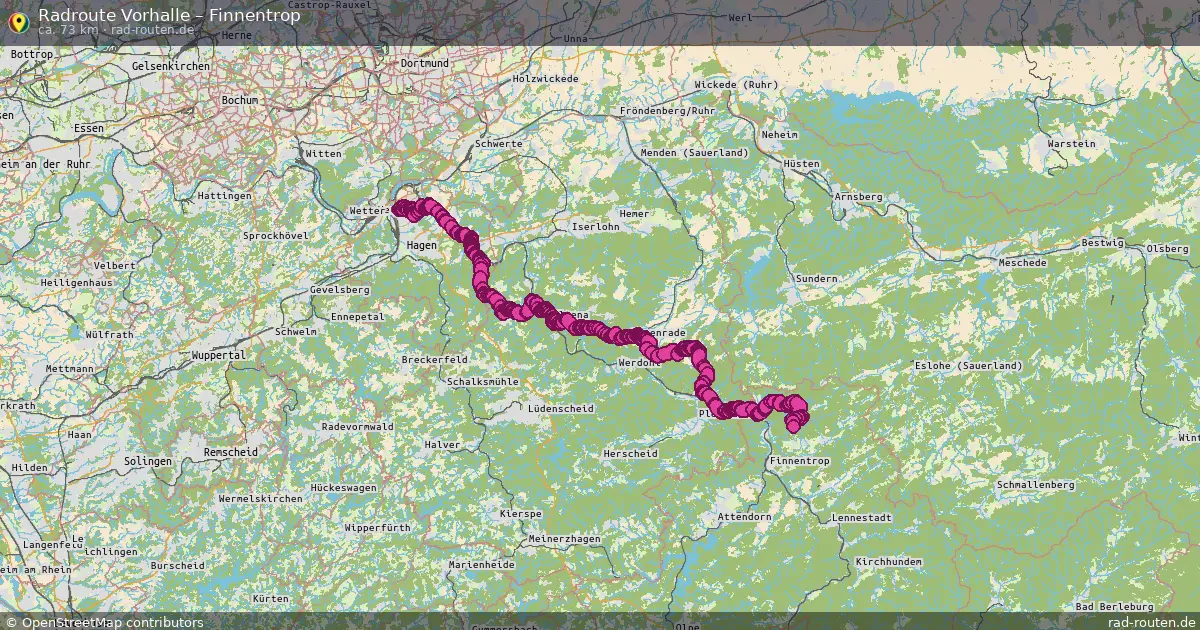 Radtour Vorhalle – Finnentrop
