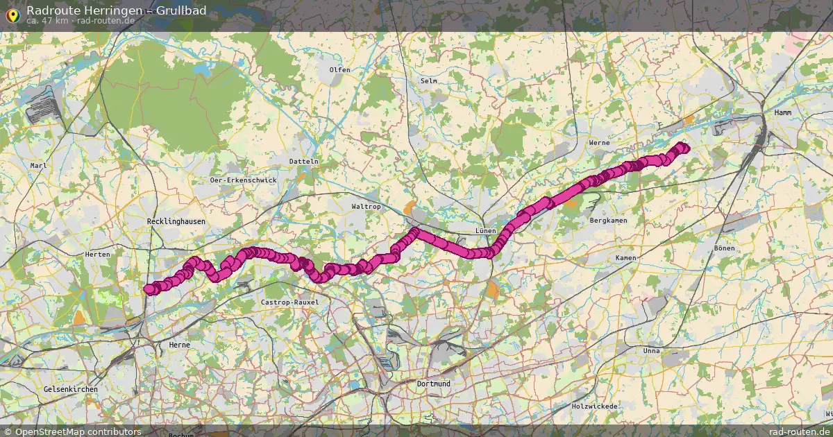 Radtour Herringen – Grullbad