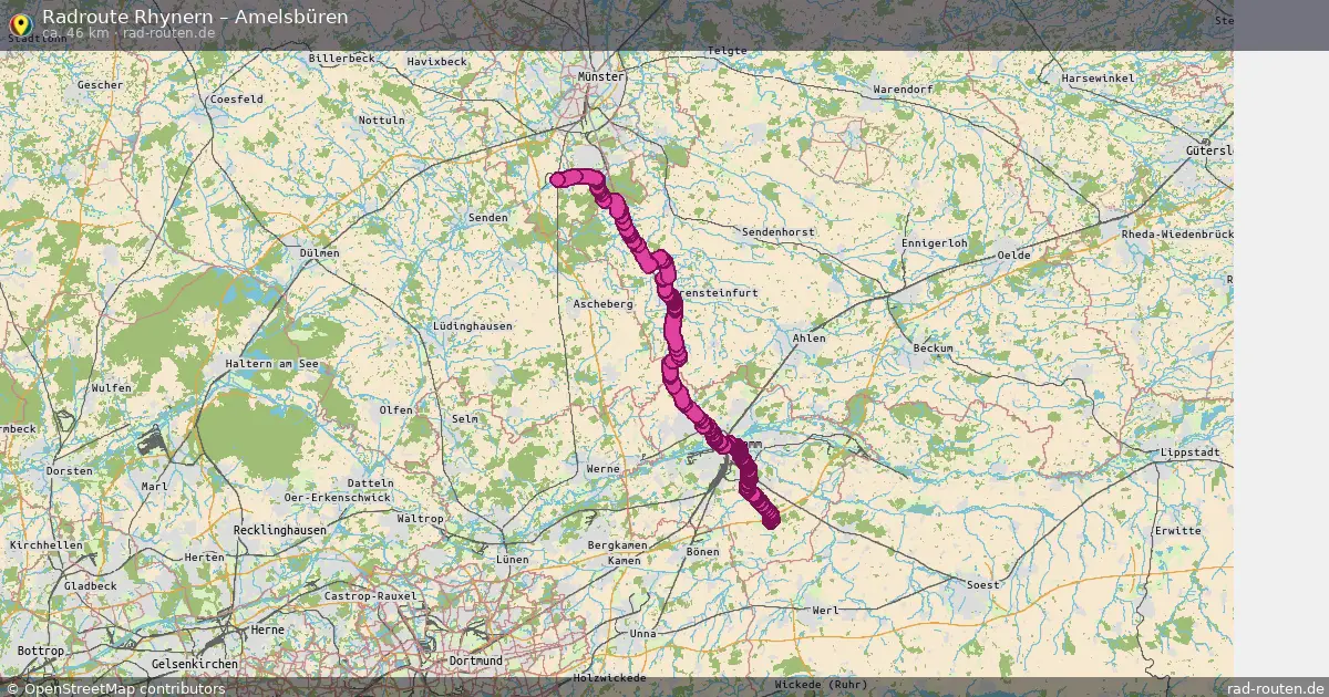 Radtour Rhynern – Amelsbüren