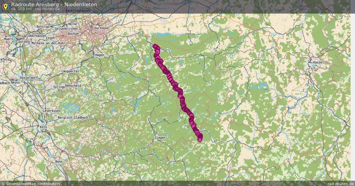 Radtour Arnsberg – Niederdieten