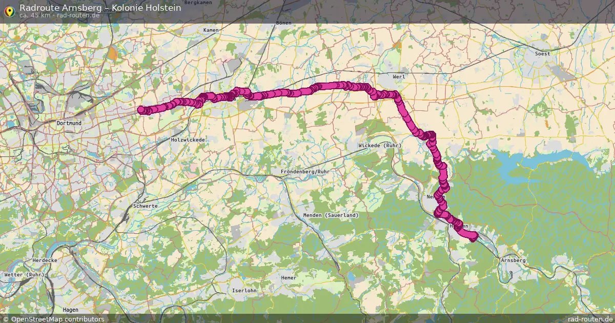 Radtour Arnsberg – Kolonie Holstein