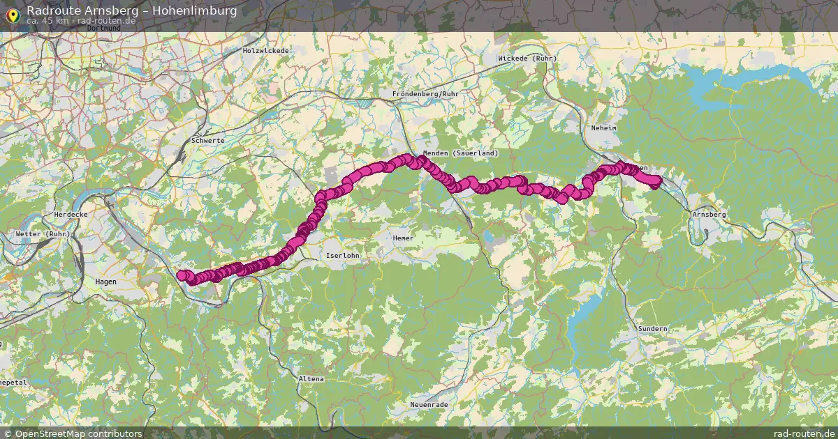 Radtour Arnsberg – Hohenlimburg
