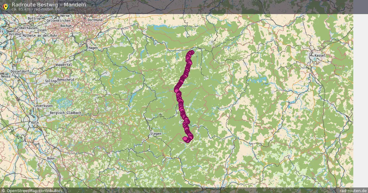 Radtour Bestwig – Mandeln