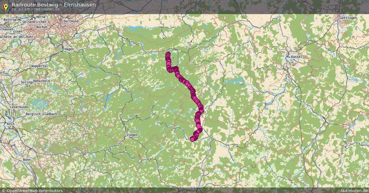 Radtour Bestwig – Elmshausen