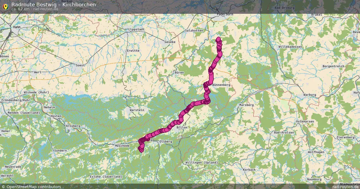 Radtour Bestwig – Kirchborchen