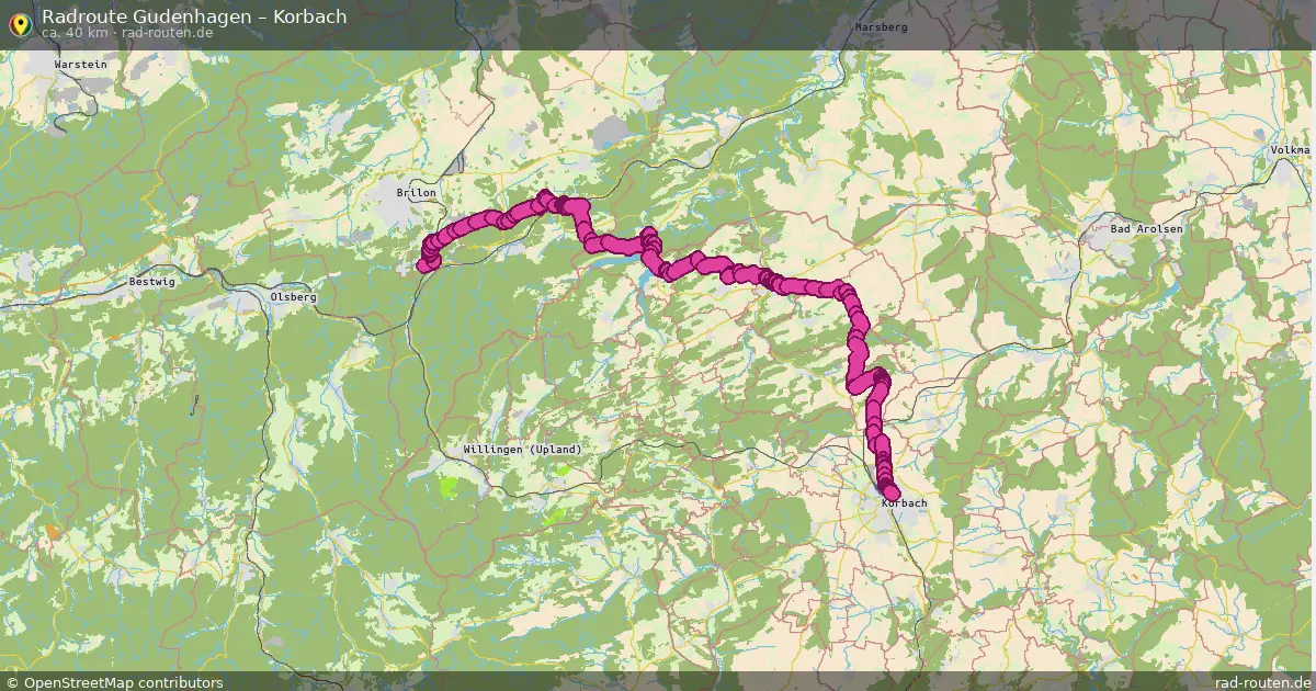 Radtour Gudenhagen – Korbach
