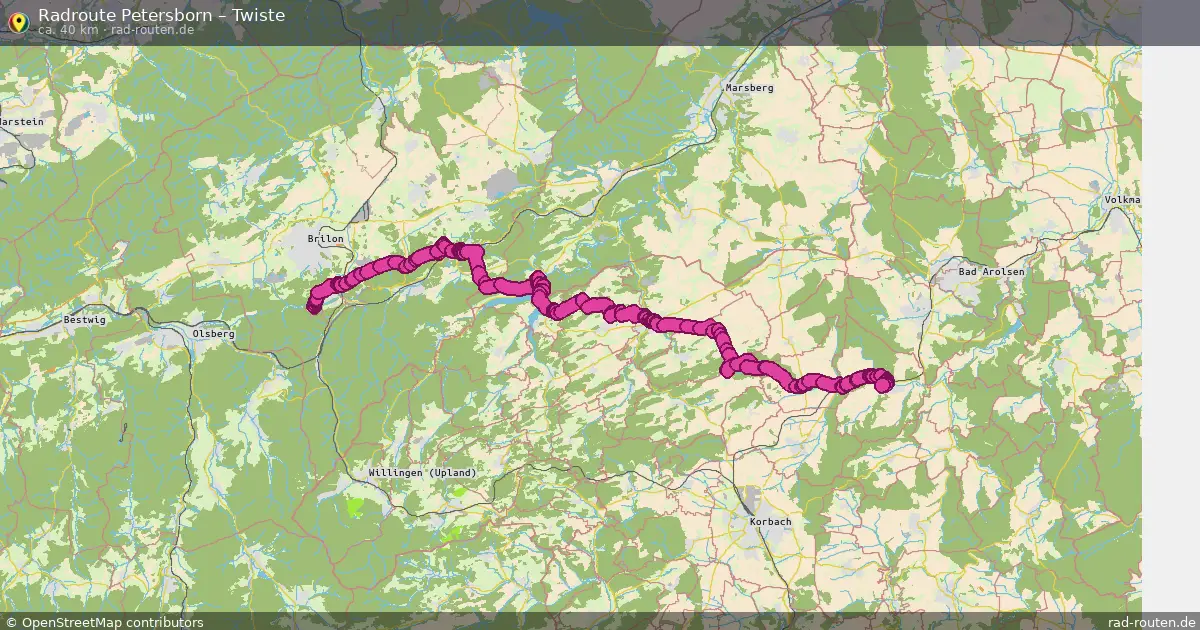 Radtour Petersborn – Twiste