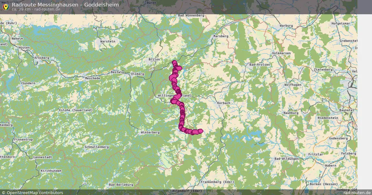 Radtour Messinghausen – Goddelsheim