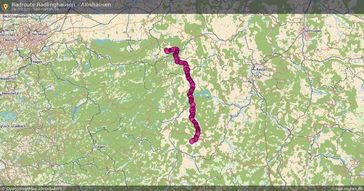 Radtour Radlinghausen – Albshausen