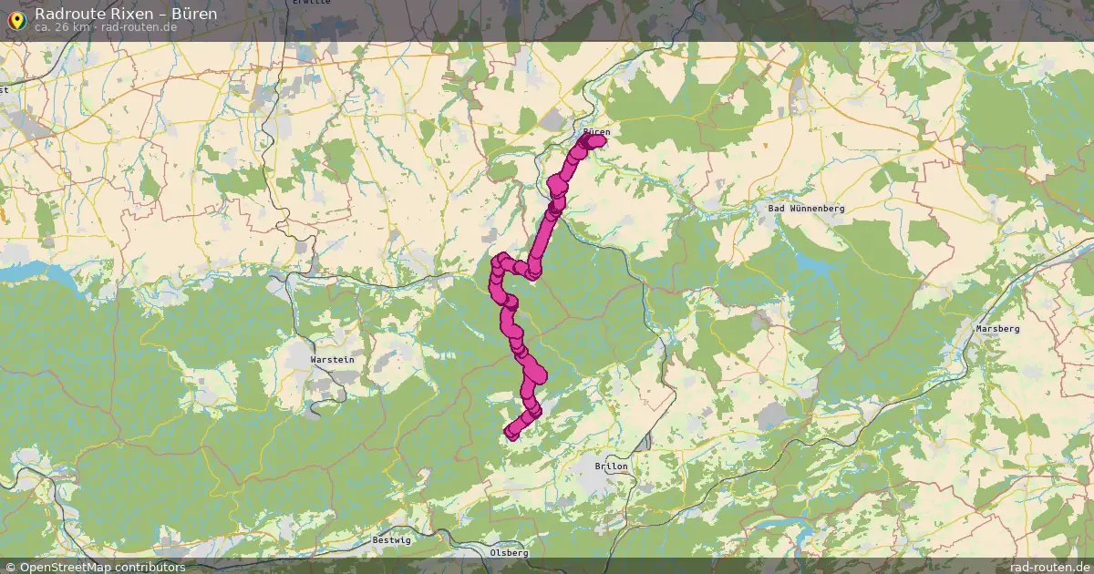 Radtour Rixen – Büren