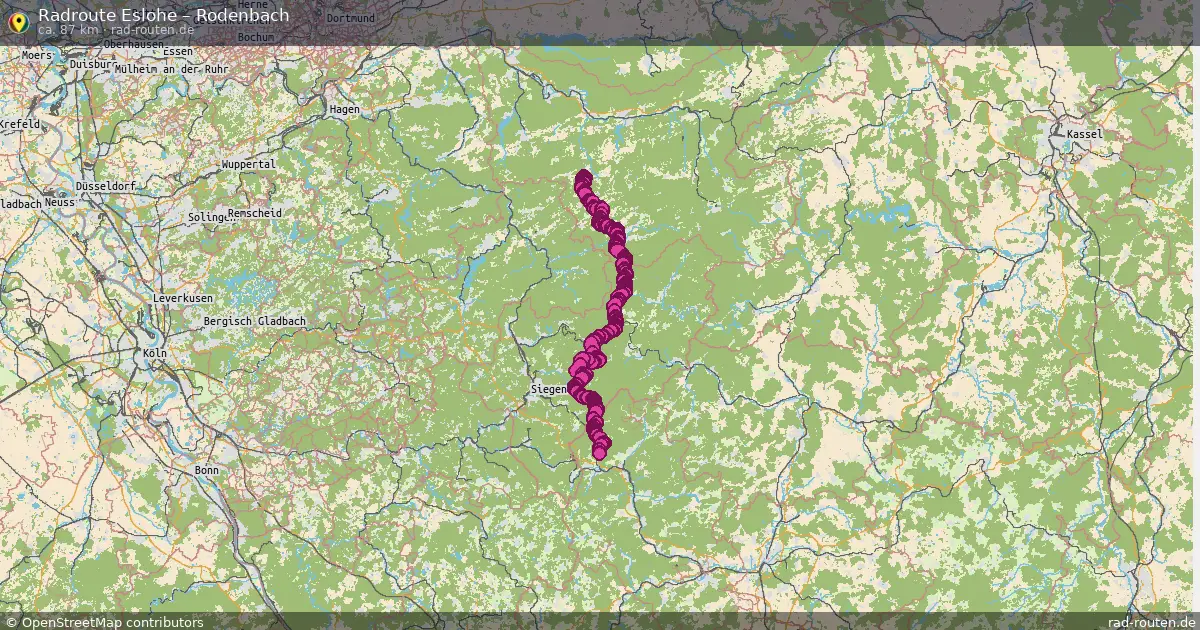 Radtour Eslohe – Rodenbach