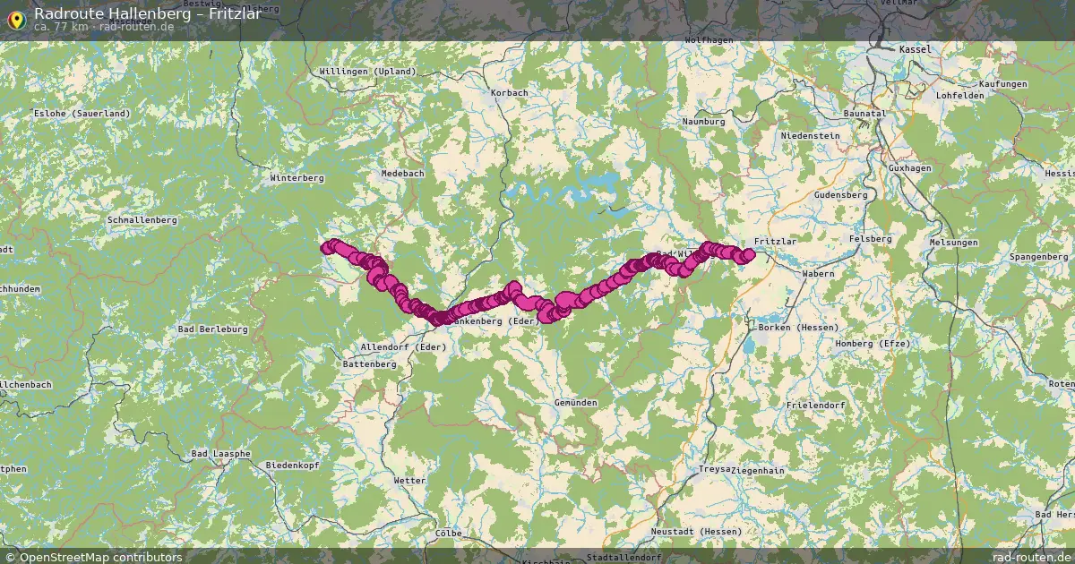 Radtour Hallenberg – Fritzlar