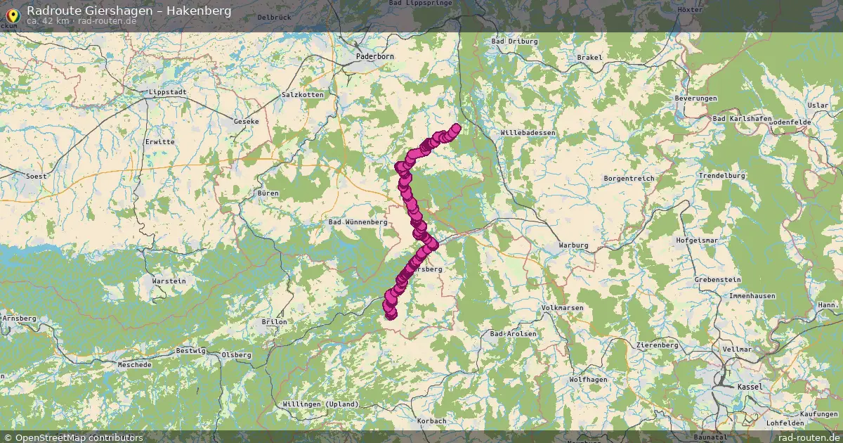 Radtour Giershagen – Hakenberg