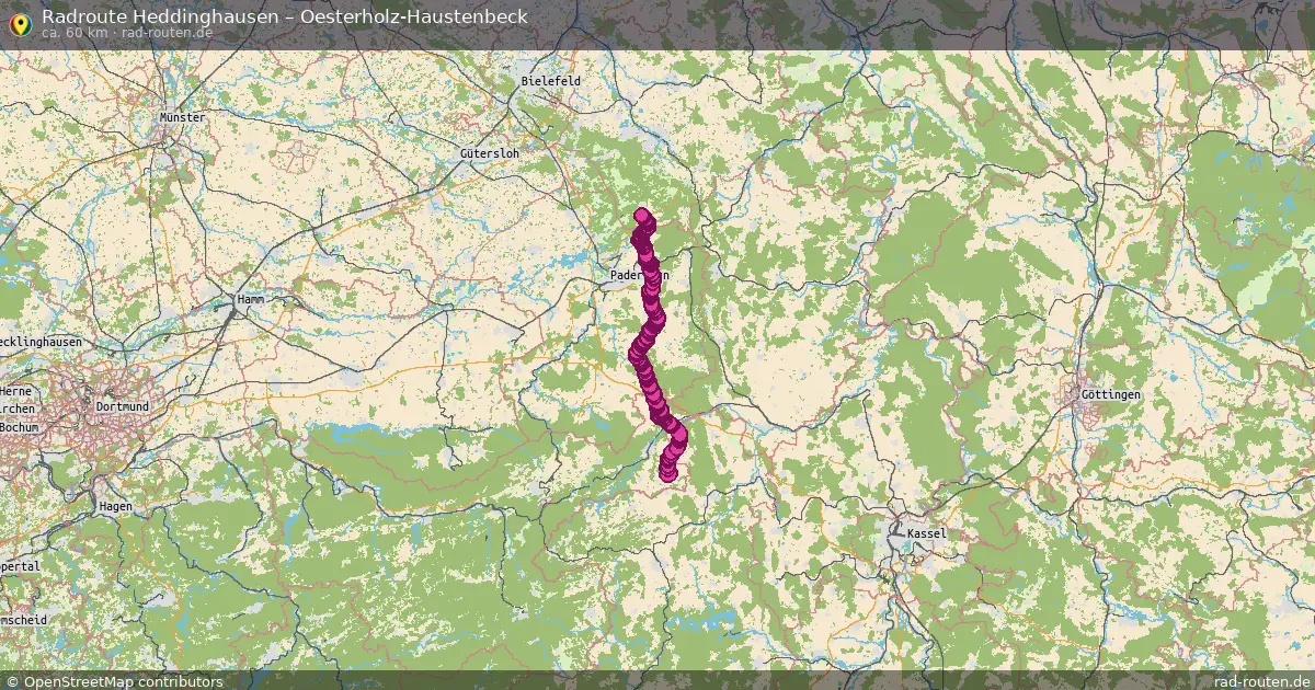 Radtour Heddinghausen – Oesterholz-Haustenbeck