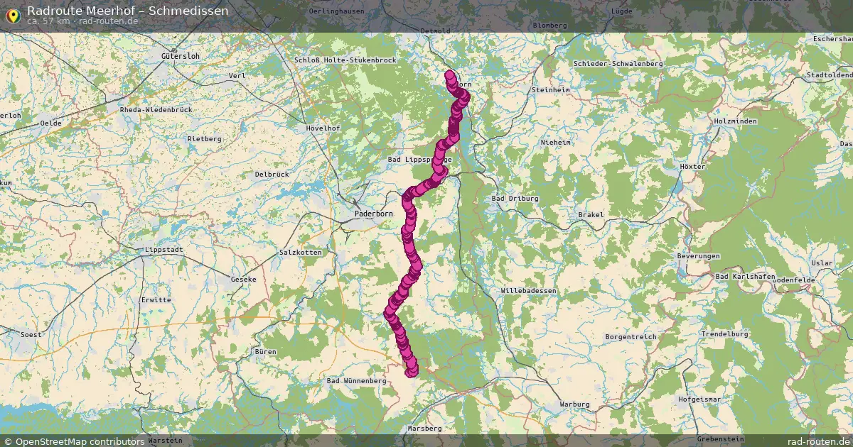 Radtour Meerhof – Schmedissen