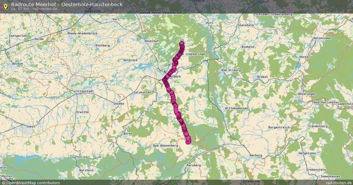 Radtour Meerhof – Oesterholz-Haustenbeck