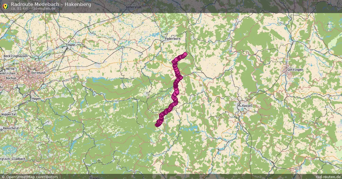 Fahrradroute Medebach – Hakenberg