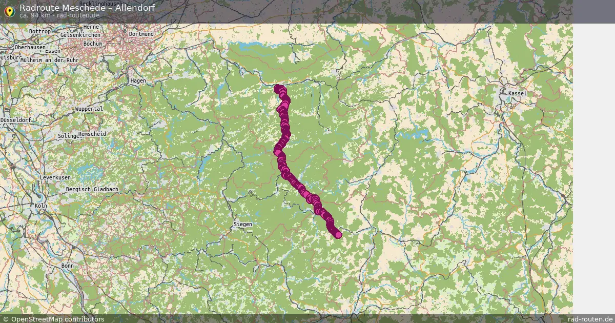Radtour Meschede – Allendorf