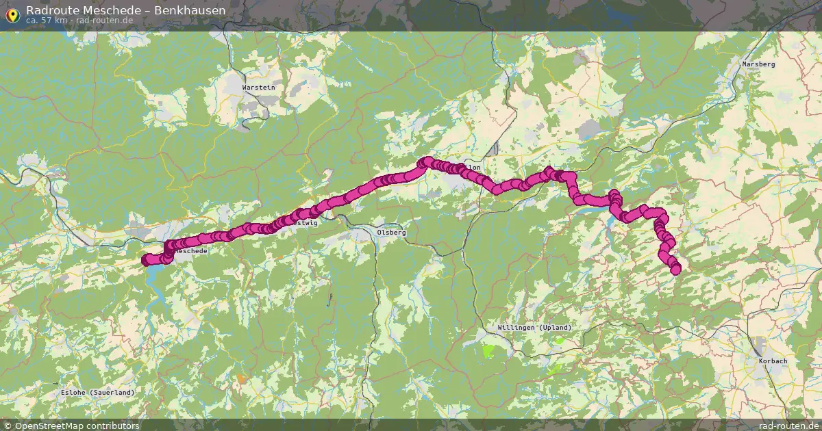 Radtour Meschede – Benkhausen