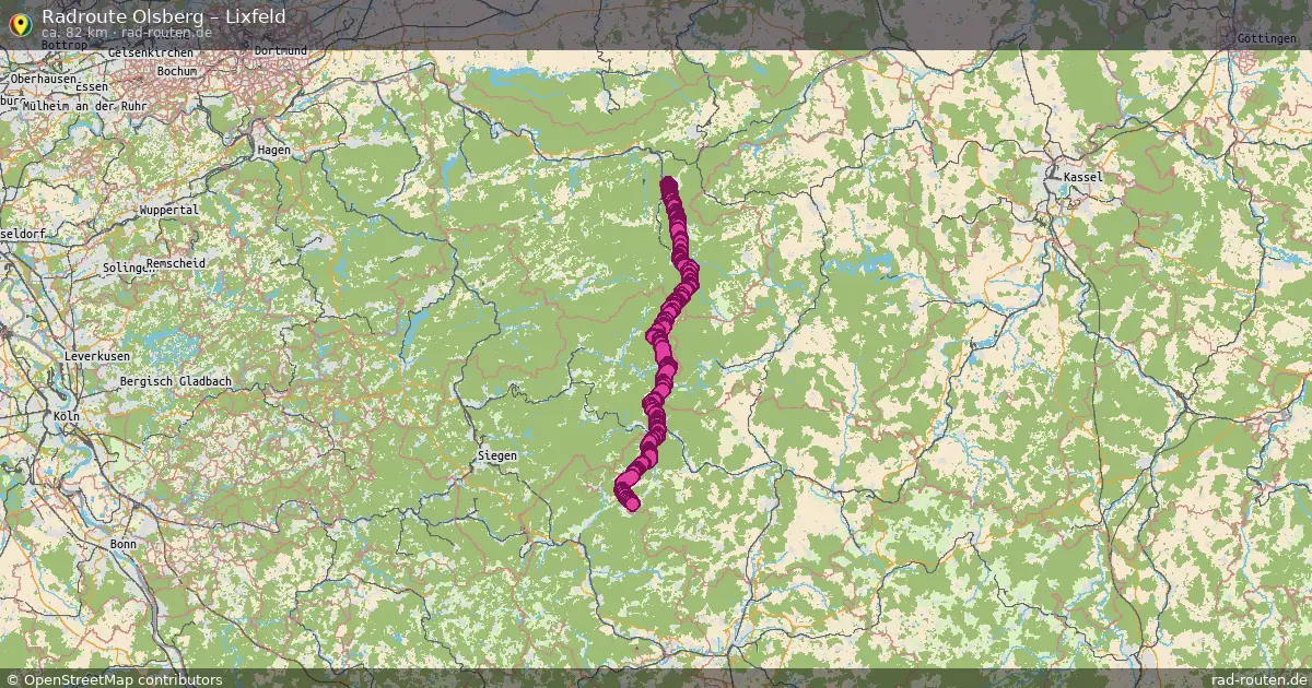 Radtour Olsberg – Lixfeld