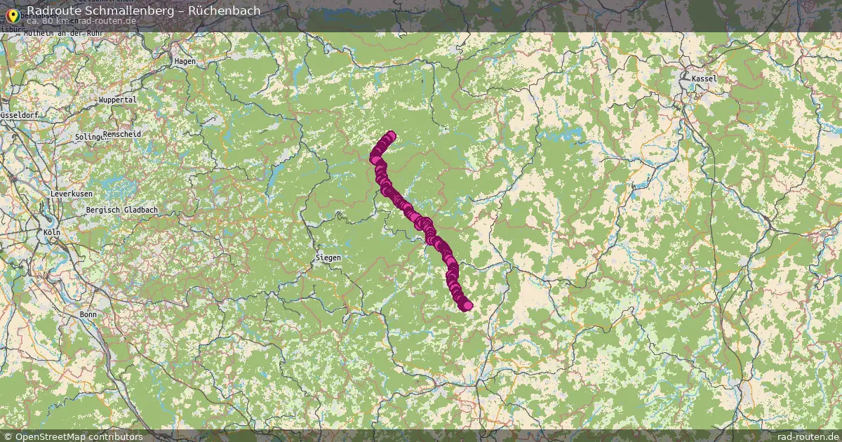 Radtour Schmallenberg – Rüchenbach