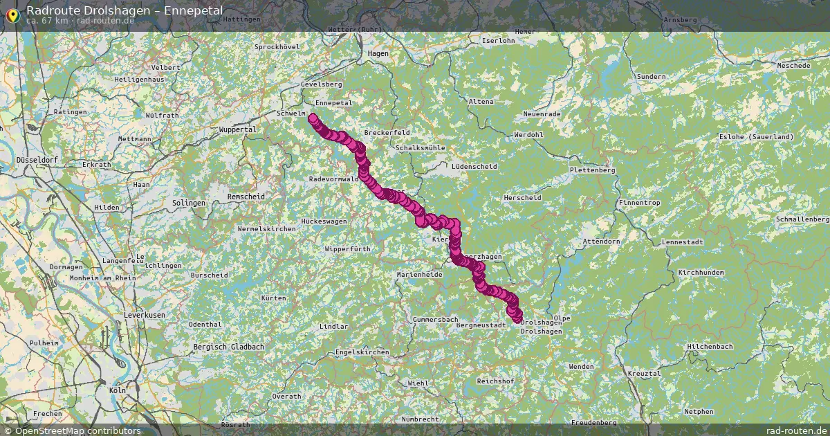 Radtour Drolshagen – Ennepetal