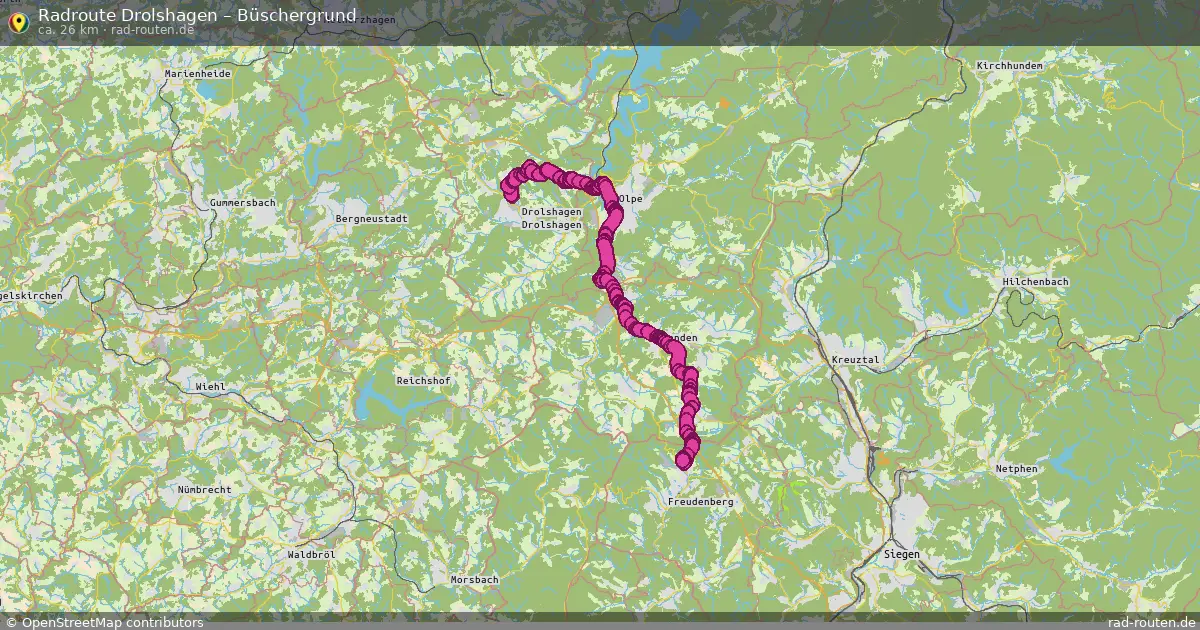 Radtour Drolshagen – Büschergrund