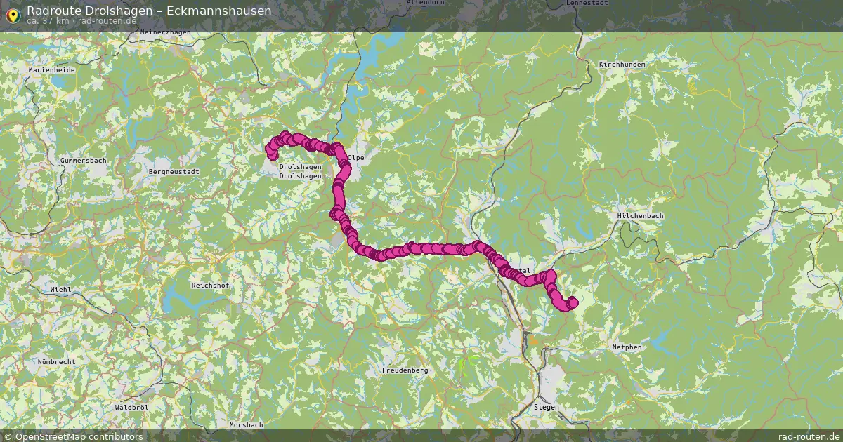 Radtour Drolshagen – Eckmannshausen