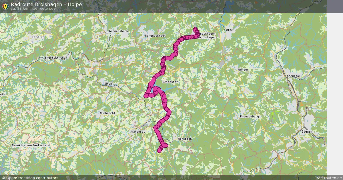 Fahrradroute Drolshagen – Holpe