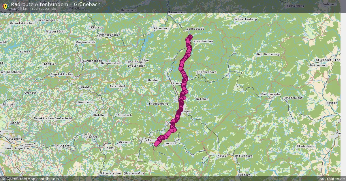 Radtour Altenhundem – Grünebach