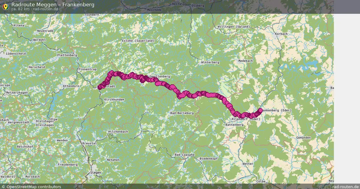 Radtour Meggen – Frankenberg