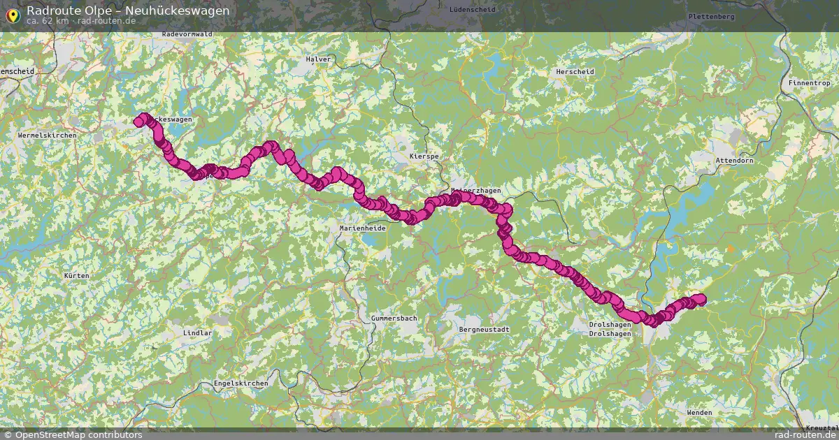 Radtour Olpe – Neuhückeswagen
