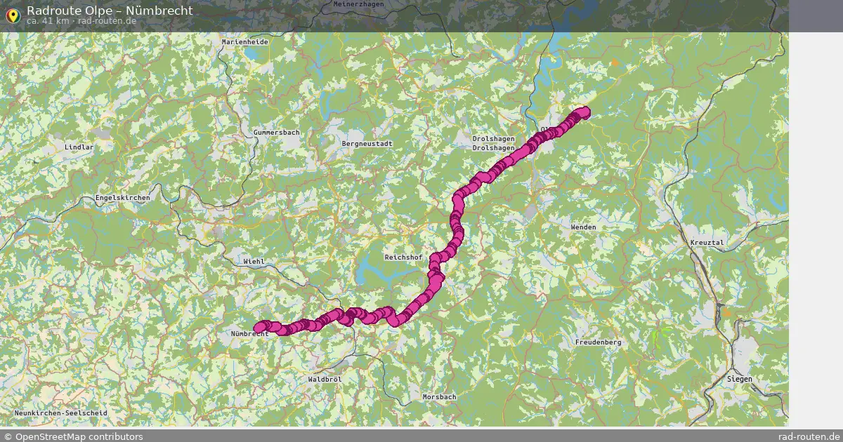 Radtour Olpe – Nümbrecht