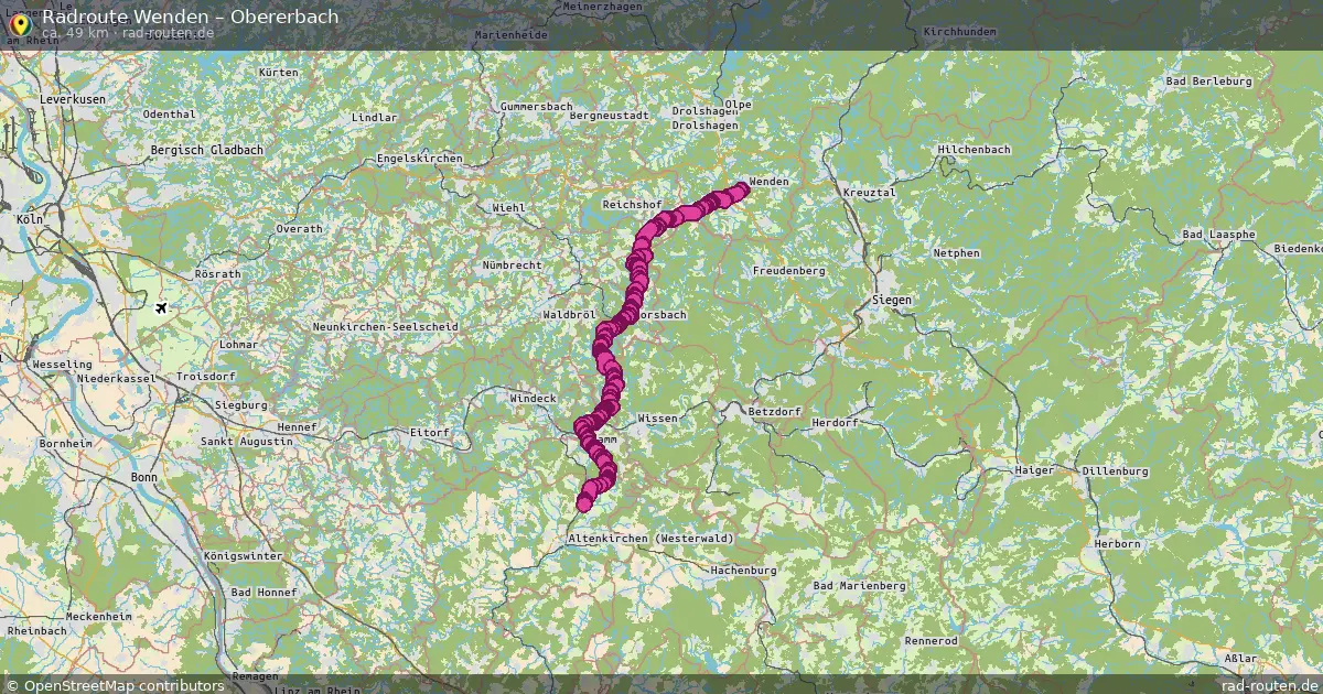 Radtour Wenden – Obererbach
